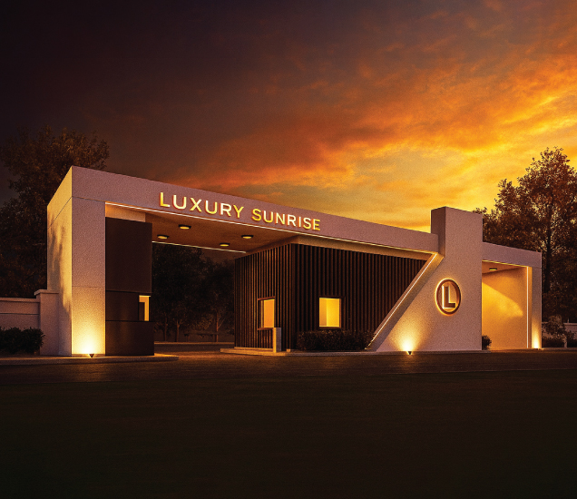 Vista general del condominio campestre Luxury Sunrise vía al mar Cartagena Barranquilla