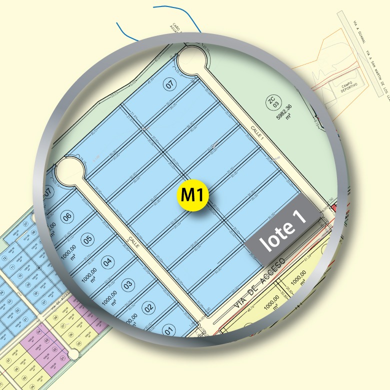 Lote campestre de 1000 metros cuadrados con zonas verdes en Luxury Sunrise